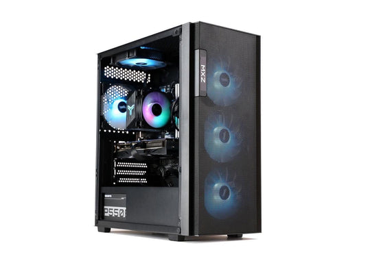 Gaming Desktop Pc,Intel I5 12400F 4.4Ghz,Rtx4060, NVME M2 500GB, 16G Ddr4,Rgb,Wifi,Win 11 Ready,Gamer Desktop Computer